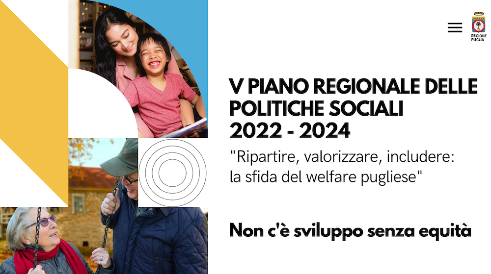 Ripartire, valorizzare, includere: la sfida del Welfare pugliese