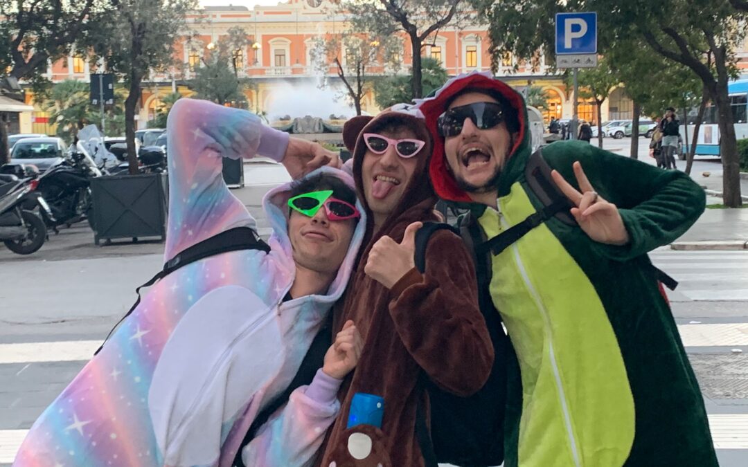 Le buone prassi, la storia di tre ragazzi che applicano la terapia dell’abbraccio in giro per la Puglia
