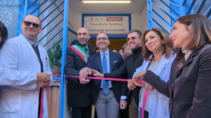 Riapertura del consultorio familiare ASL BA nel quartiere comunale San Pio di Bari